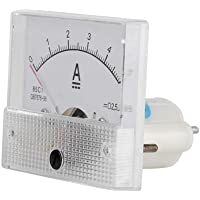 KSTE Voltimetro Analogico- DC 0-5A DC Analog 85C1 Actual Voltímetro Voltaje 2-5 precisión de la tensión Panel voltímetro…